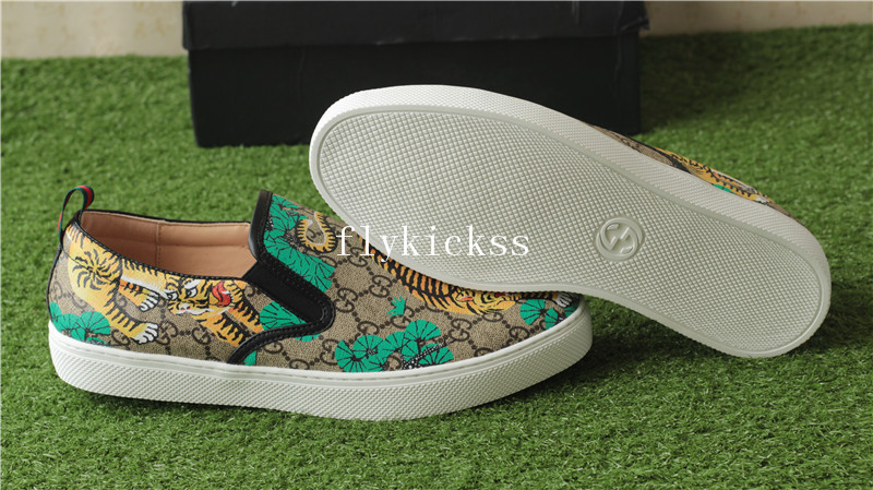 GC Brand Sneaker Low Top Tiger Pattern